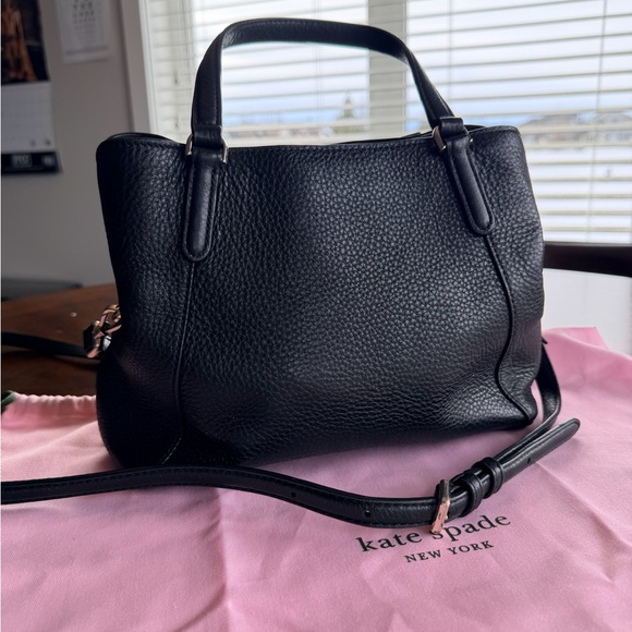 Kate Spade New York Jackson Medium Triple Compartment Satchel in Black Leather - Picture 4 of 11